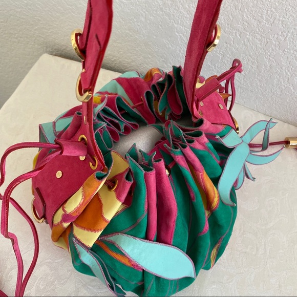 Givenchi multicolor leather patchwork bag - Picture 10 of 16